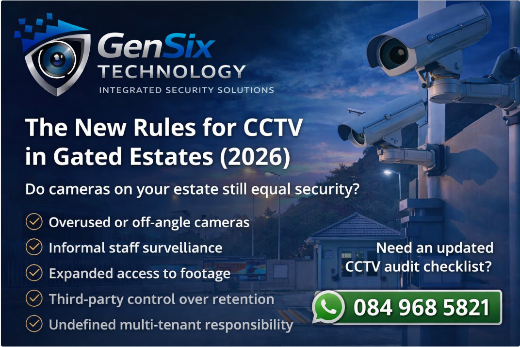 The New Rules for CCTV in Gated Estates (South Africa, 2026)
