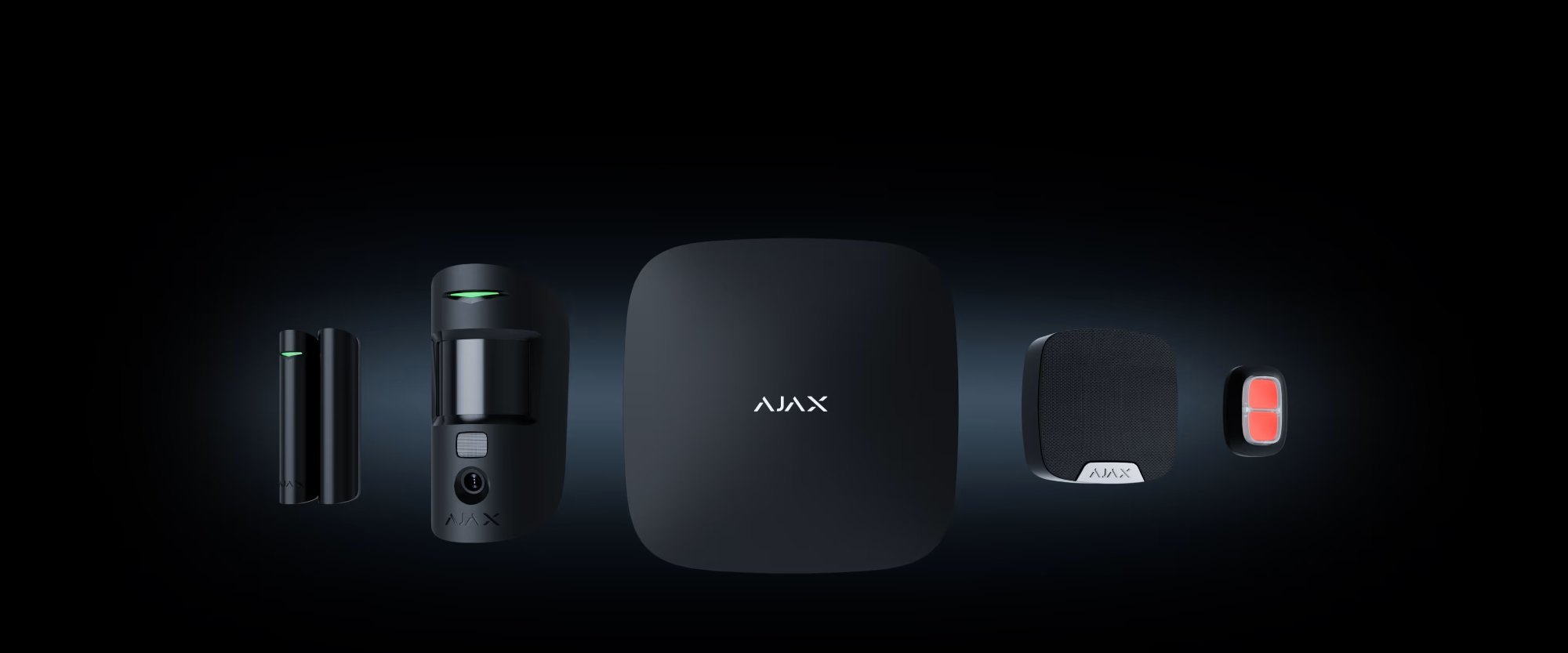 image of ajax alarm system components